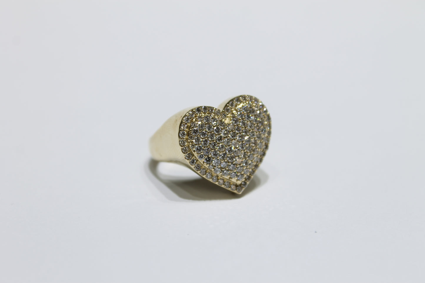Diamond Ring Heart Shape